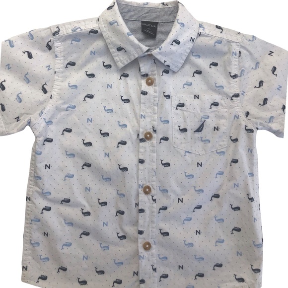 Nautica Short Sleeve Shirt and Shorts Matching Outfit Set Size 3T - Picture 6 of 16